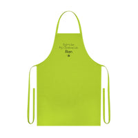 Bigfoot Christmas List Cotton Apron mockup