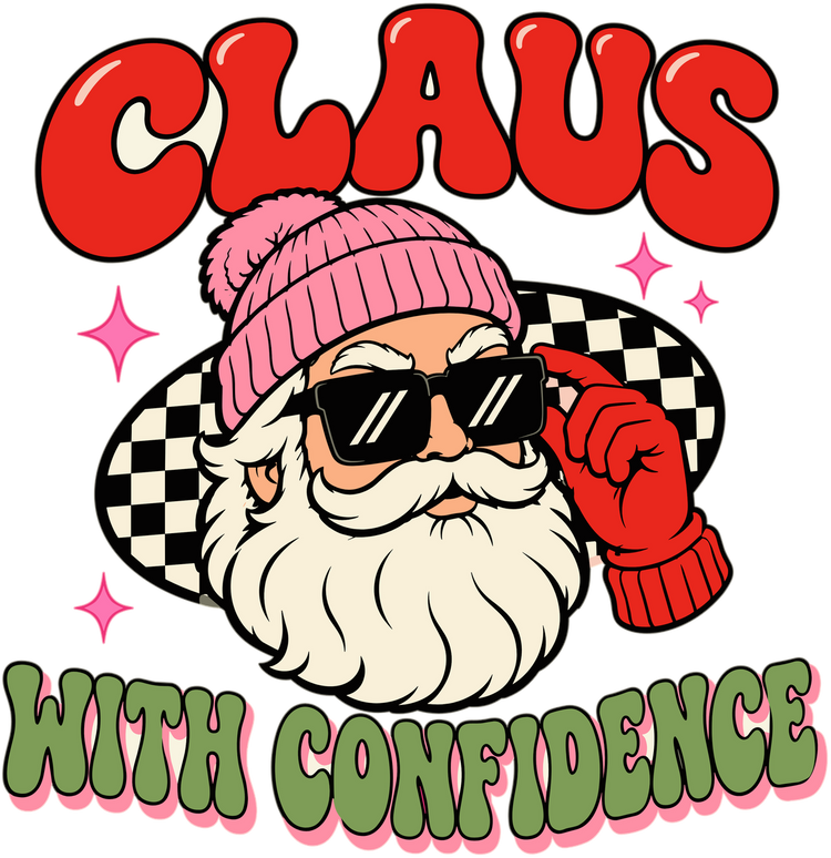 Claus With Confidence Stainless Steel Water Bottle design