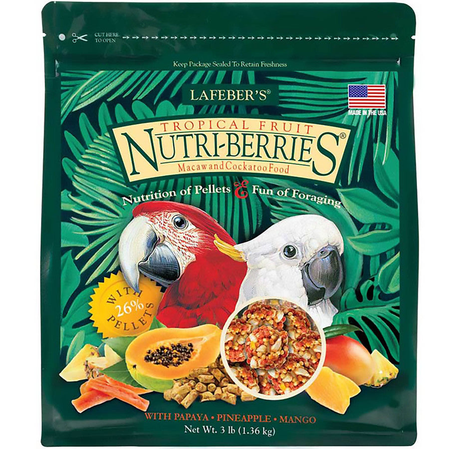 Lafeber Company Tropical Fruit Nutri-Berries Macaws & Cockatoos Food