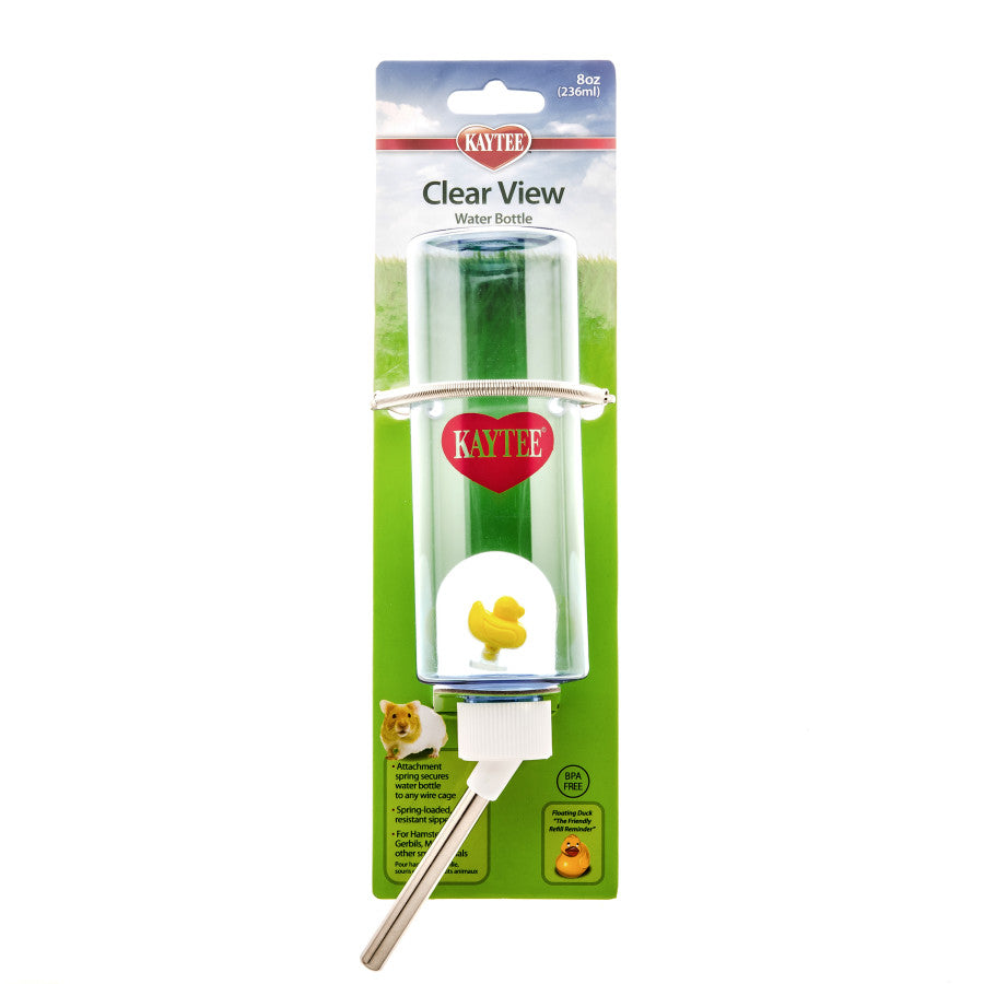 Kaytee Clear Water Bottle, Single Clear